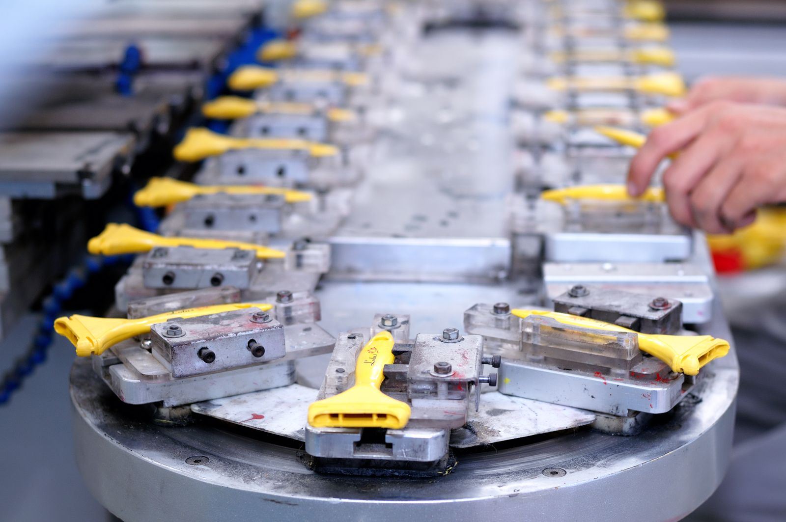 In-house mould tooling set up on a custom plastic toy production line
