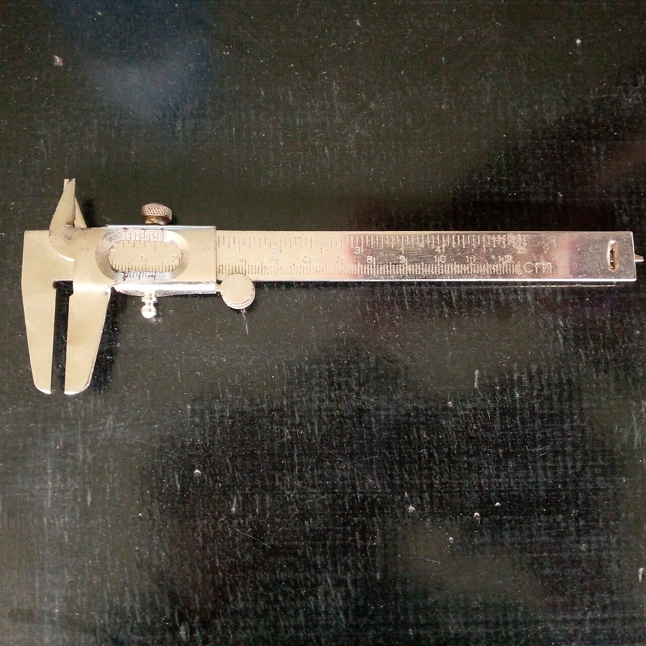 Vernier caliper used for precision dimensional measurement